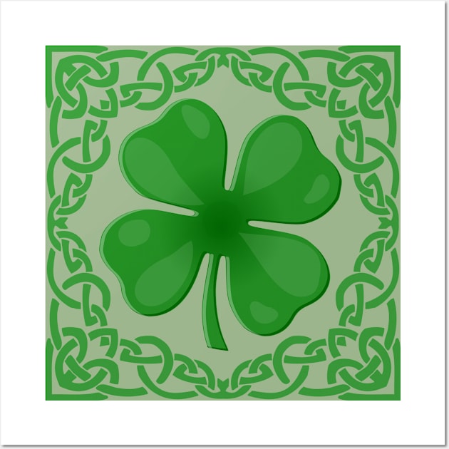 St. Patricks Day Clover Wall Art by POD Creations